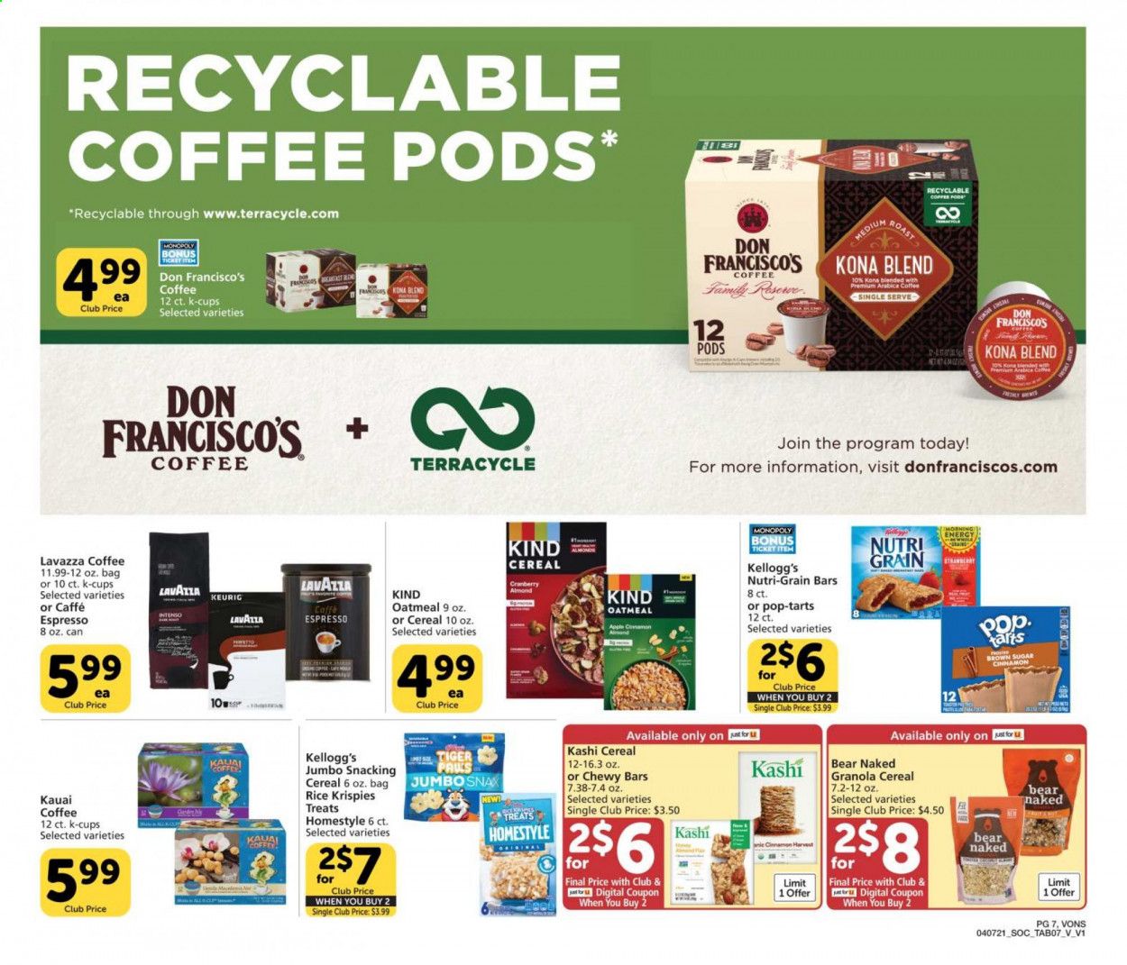 Vons (CA, NV) Weekly Ad Flyer April 7 to April 27