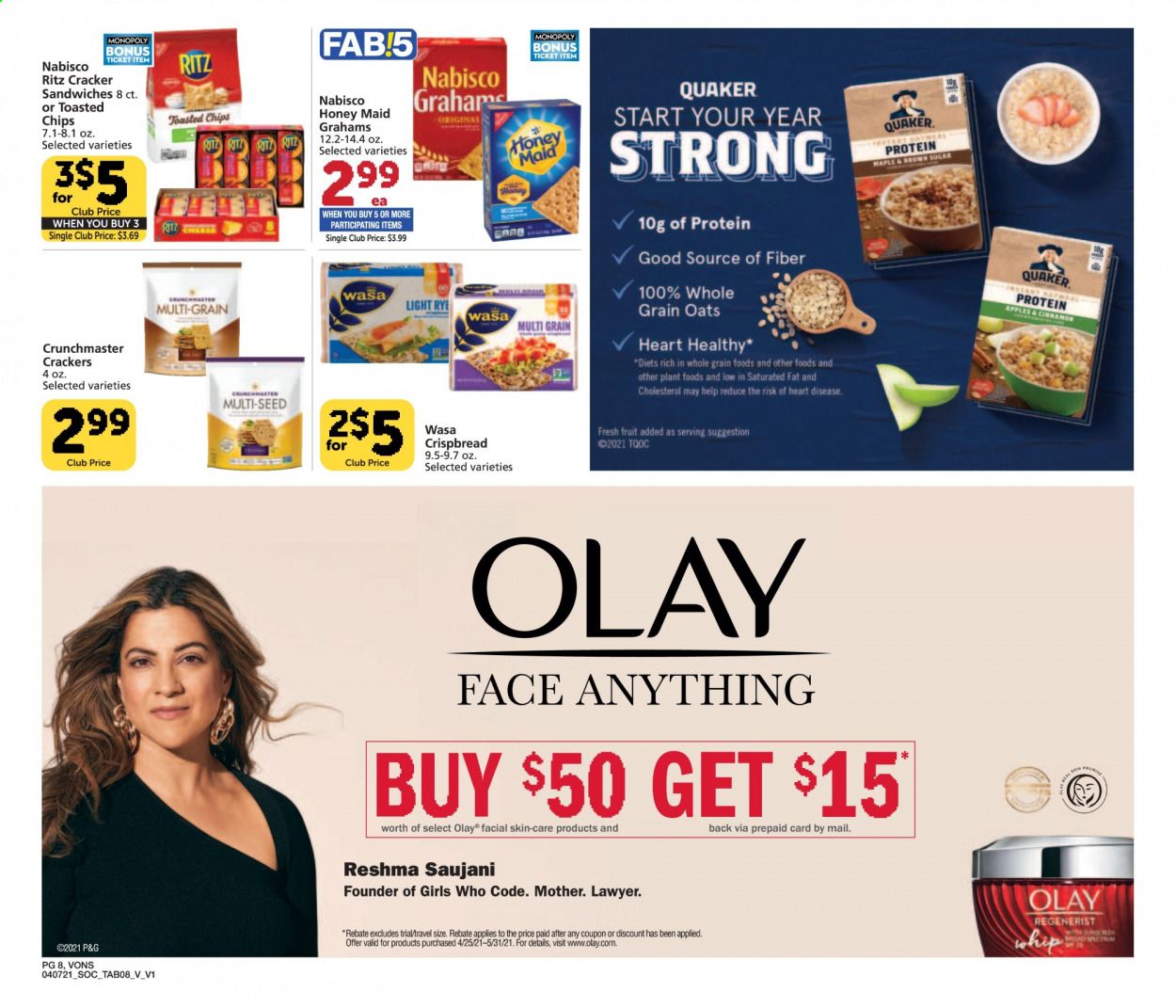 Vons (CA, NV) Weekly Ad Flyer April 7 to April 27