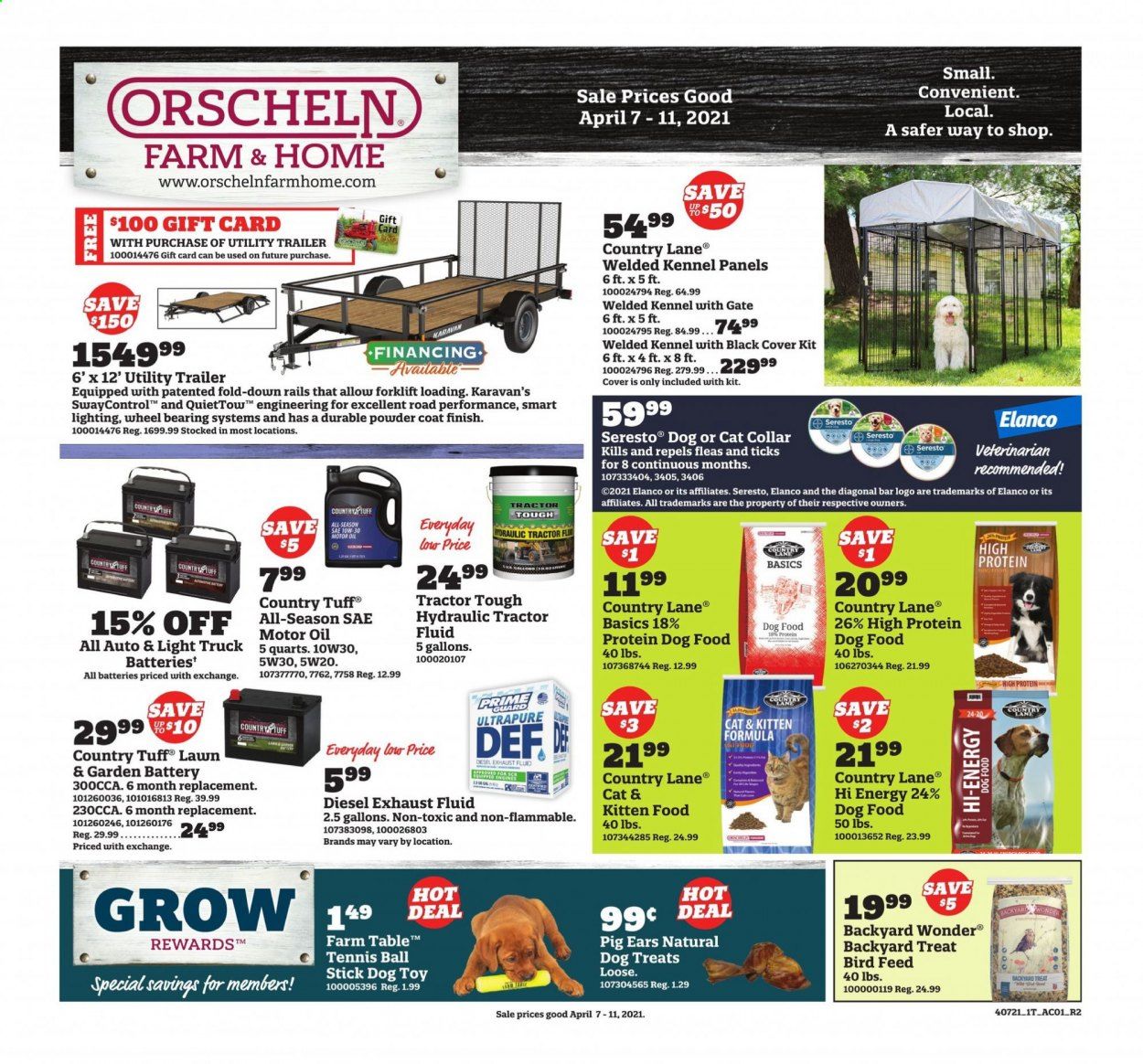 Orscheln Farm and Home Weekly Ad Flyer April 7 to April 11