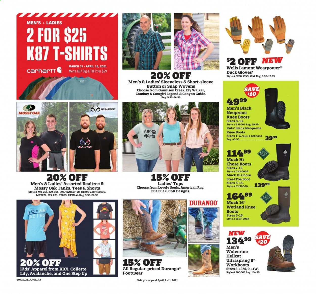 Orscheln Farm and Home Weekly Ad Flyer April 7 to April 11