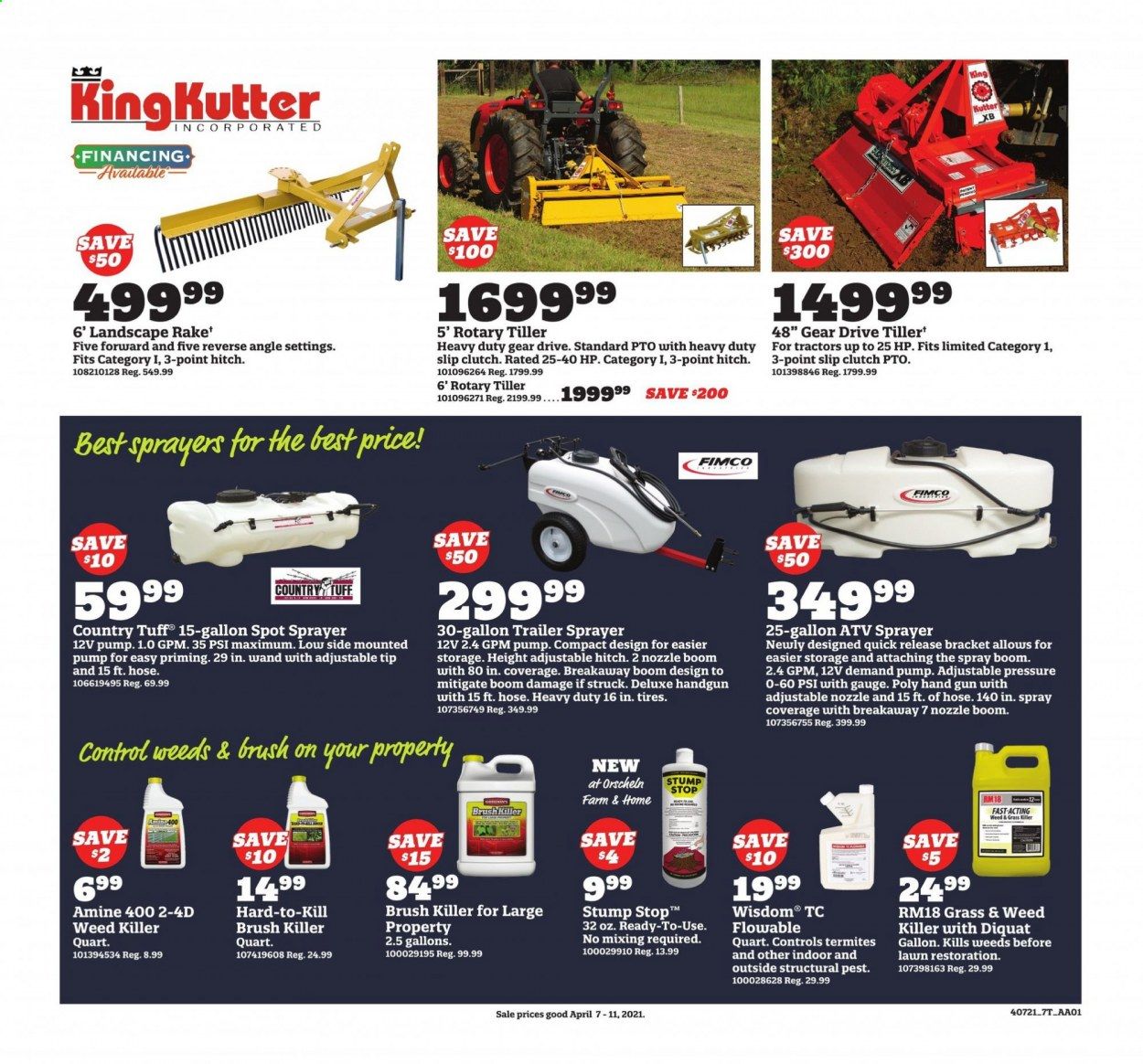 Orscheln Farm and Home Weekly Ad Flyer April 7 to April 11