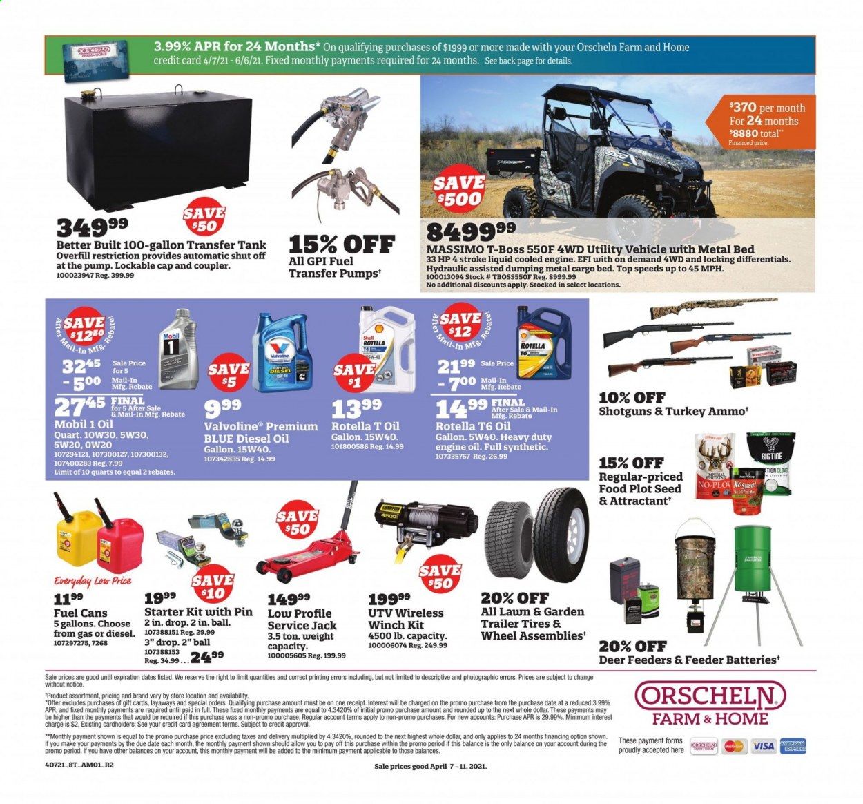 Orscheln Farm and Home Weekly Ad Flyer April 7 to April 11
