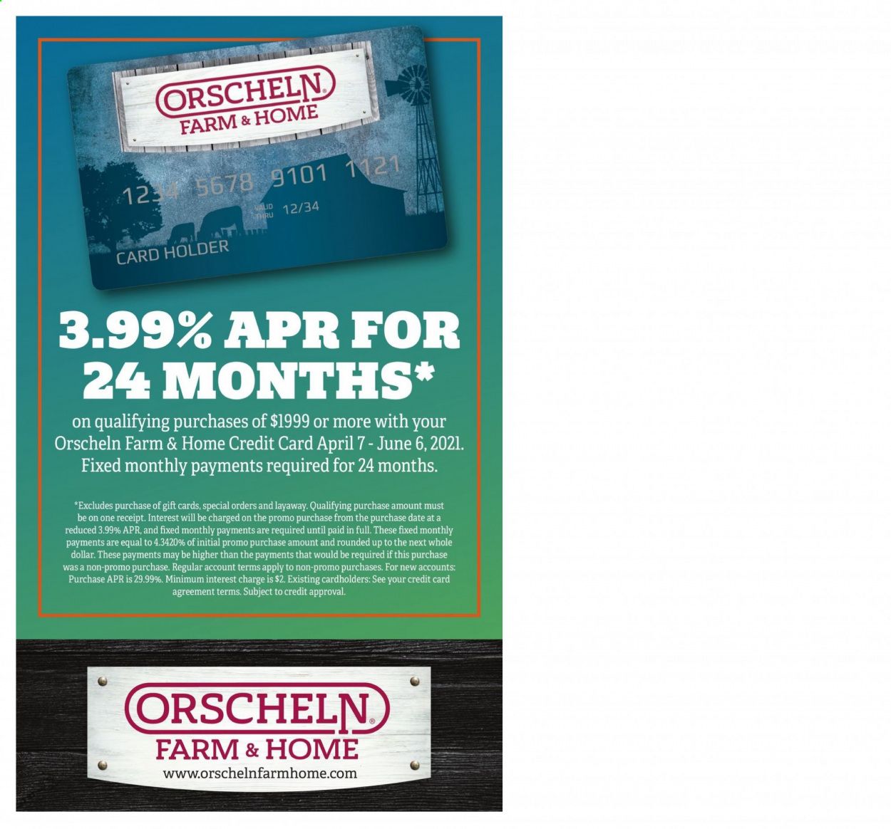 Orscheln Farm and Home Weekly Ad Flyer April 7 to April 11