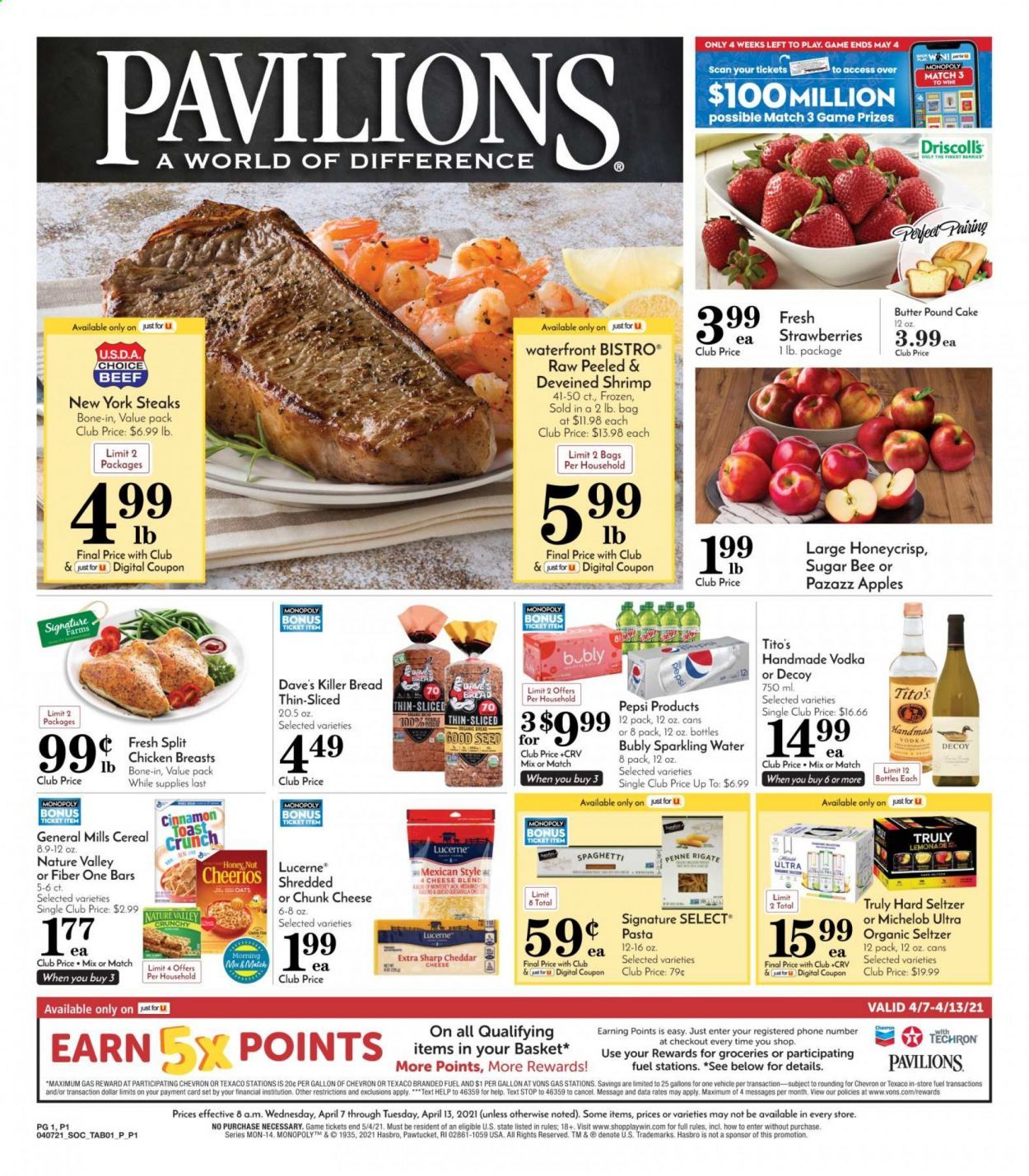 Pavilions (CA) Weekly Ad Flyer April 7 to April 13