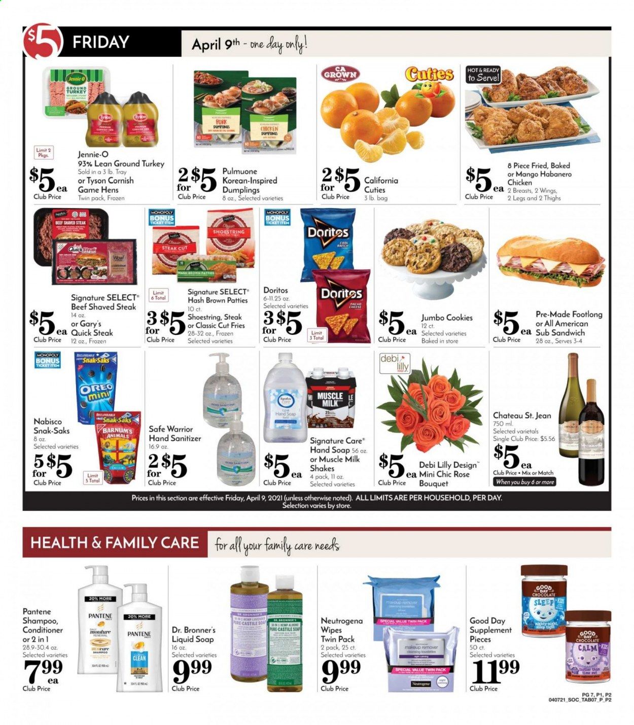 Pavilions (CA) Weekly Ad Flyer April 7 to April 13