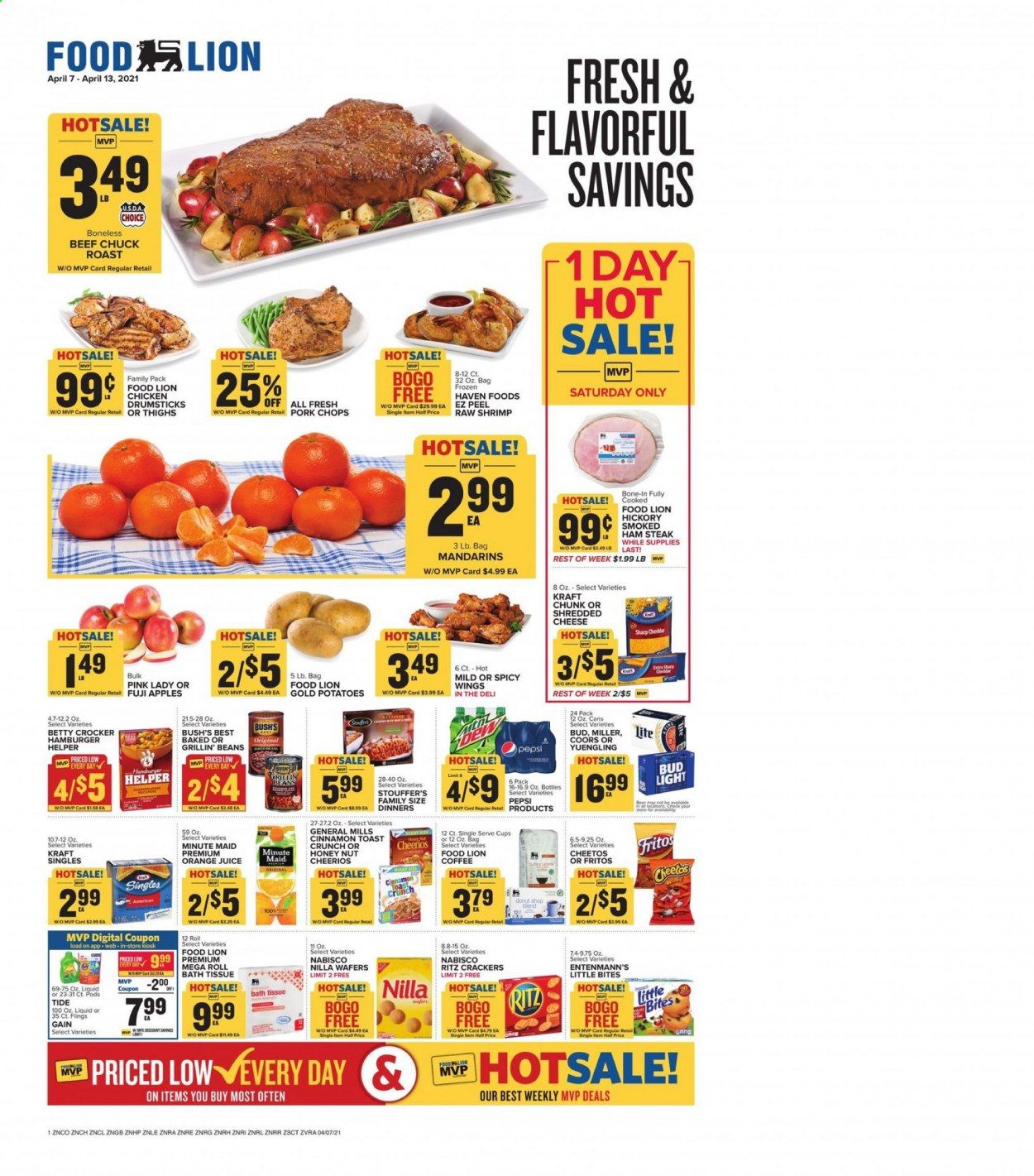 Food Lion (NC) Weekly Ad Flyer April 7 to April 13