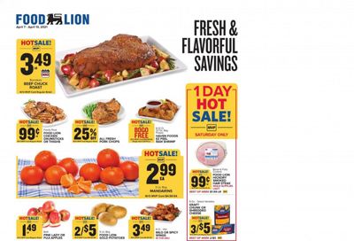 Food Lion (NC) Weekly Ad Flyer April 7 to April 13