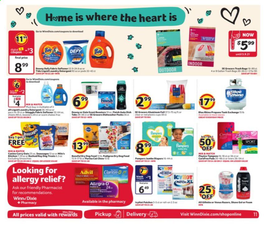 Winn Dixie (AL, FL, GA, LA, MS) Weekly Ad Flyer April 7 to April 13