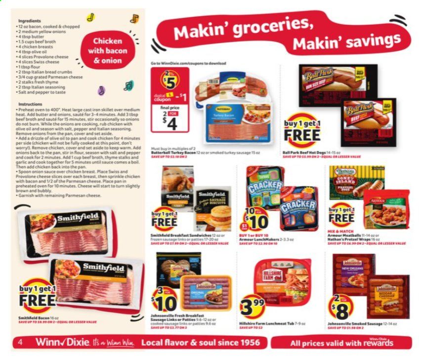 Winn Dixie (AL, FL, GA, LA, MS) Weekly Ad Flyer April 7 to April 13