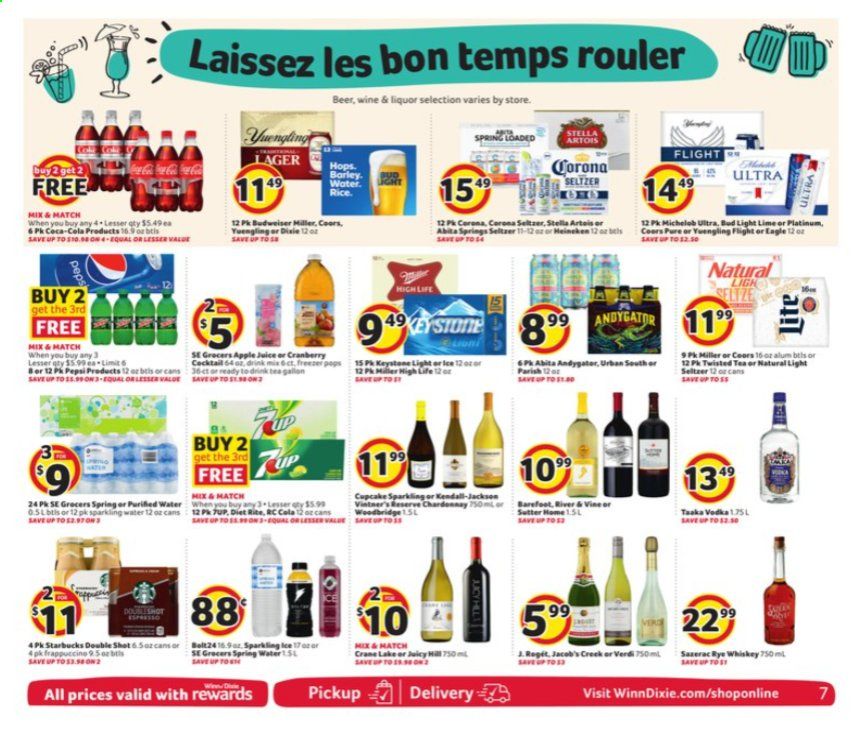 Winn Dixie (AL, FL, GA, LA, MS) Weekly Ad Flyer April 7 to April 13