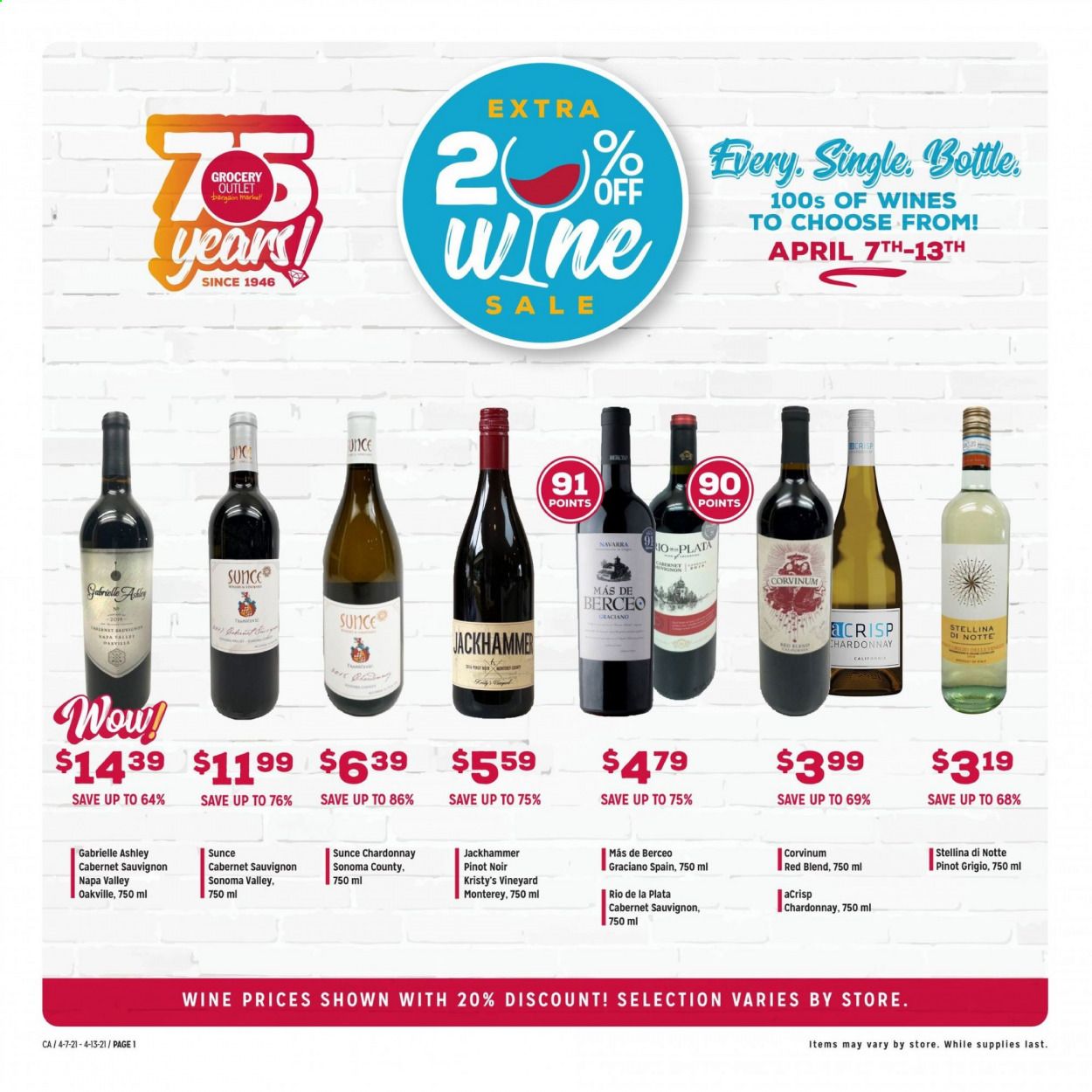 Grocery Outlet Weekly Ad Flyer April 7 to April 13