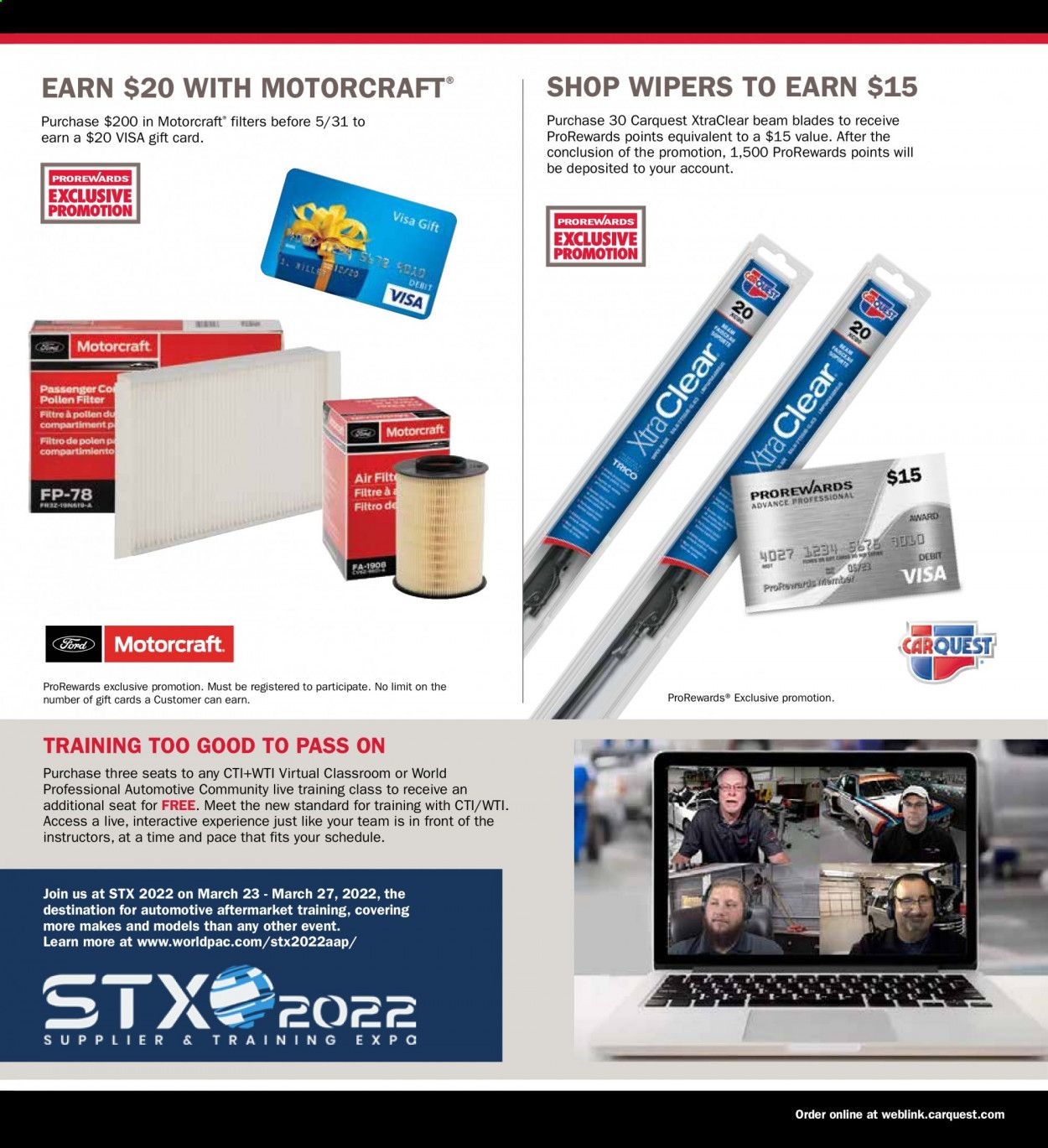 Carquest Weekly Ad Flyer April 1 to May 31