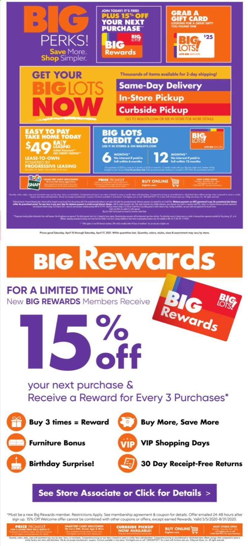 Big Lots Weekly Ad Flyer April 10 to April 17