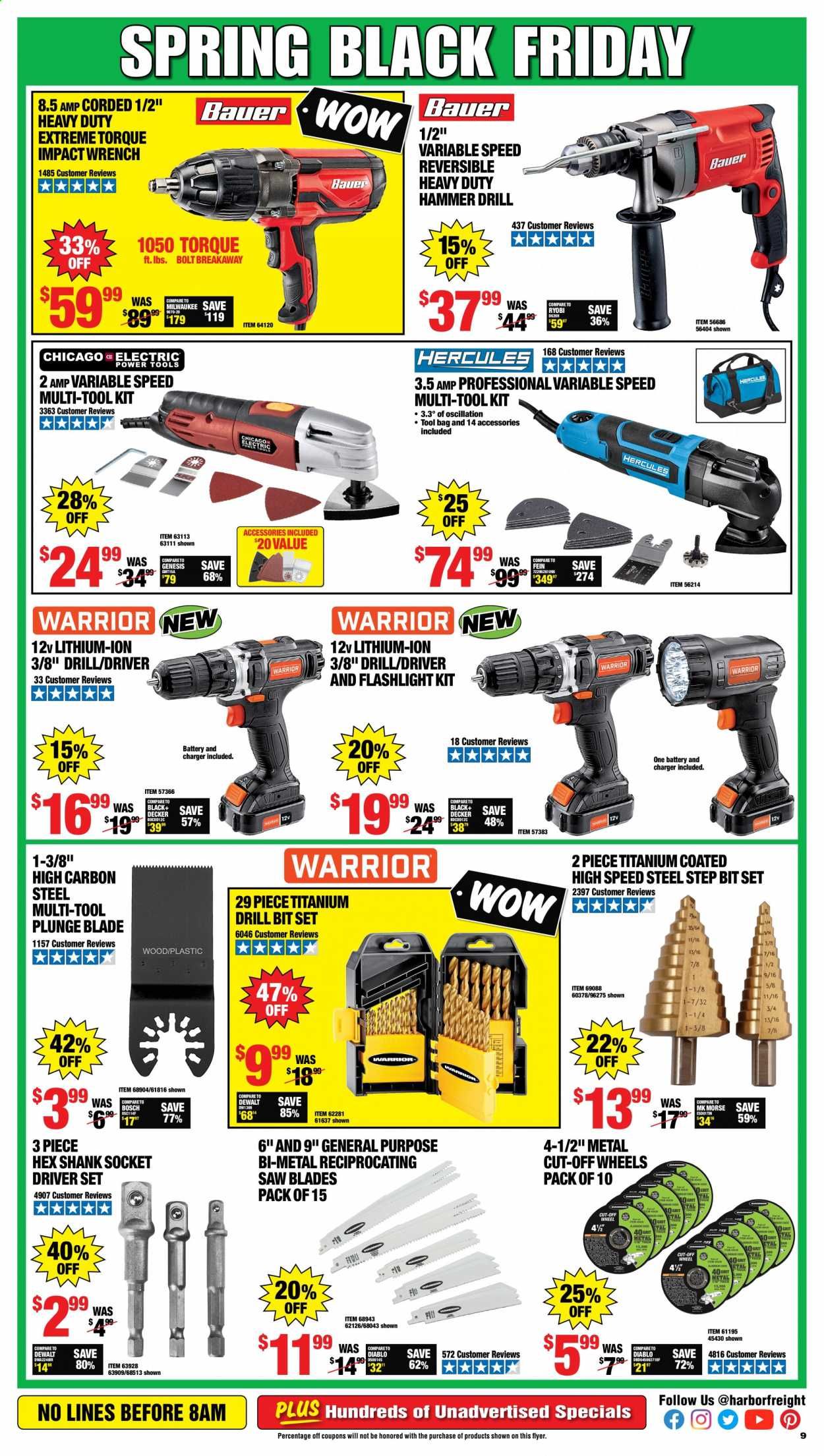 Harbor Freight Weekly Ad Flyer April 6 to April 11