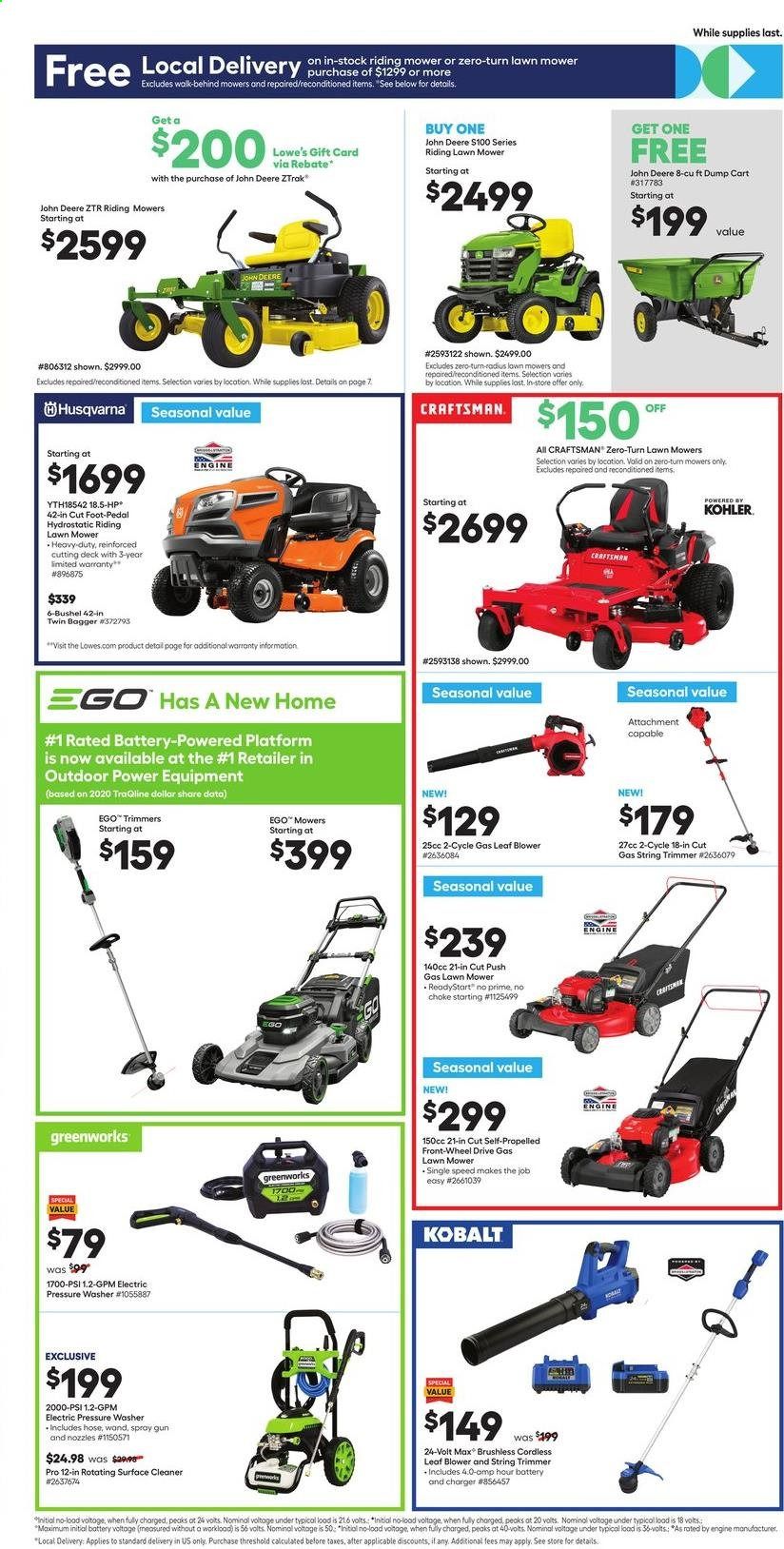 Lowe's Weekly Ad Flyer April 8 to April 21