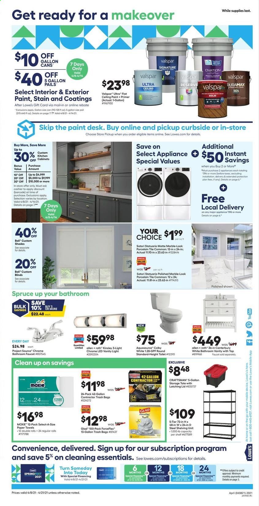 Lowe's Weekly Ad Flyer April 8 to April 21