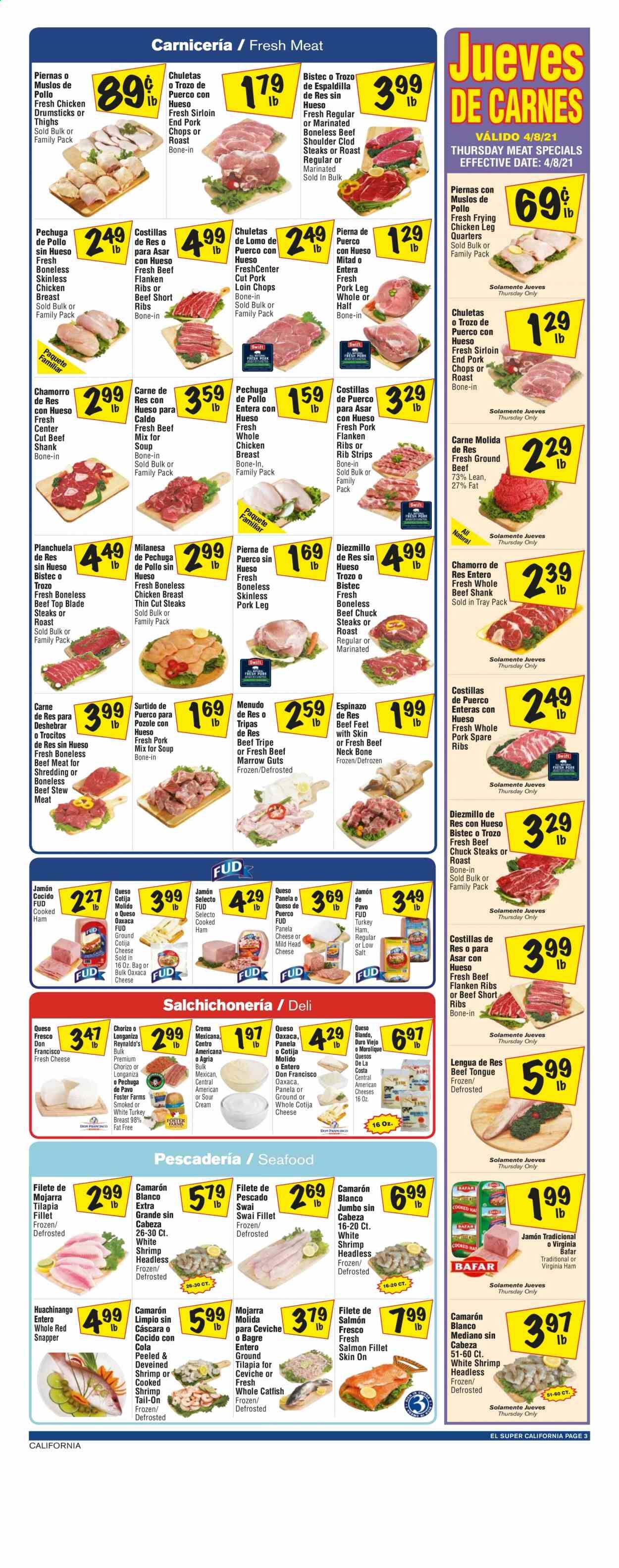 El Super (AZ, CA, NM, NV, TX) Weekly Ad Flyer April 7 to April 13