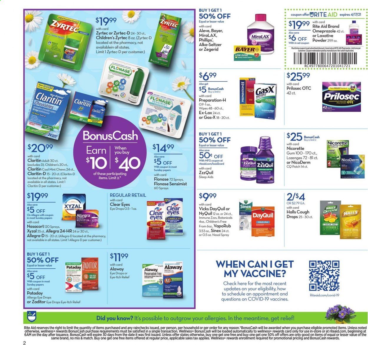 RITE AID Weekly Ad Flyer April 11 to April 17