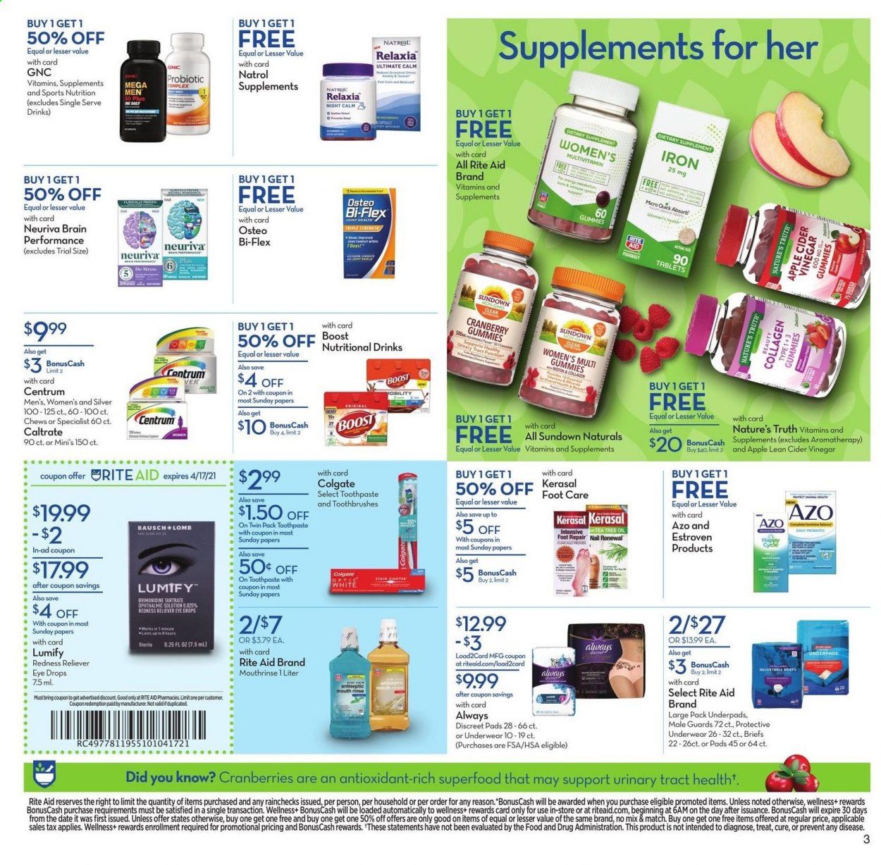 RITE AID Weekly Ad Flyer April 11 to April 17