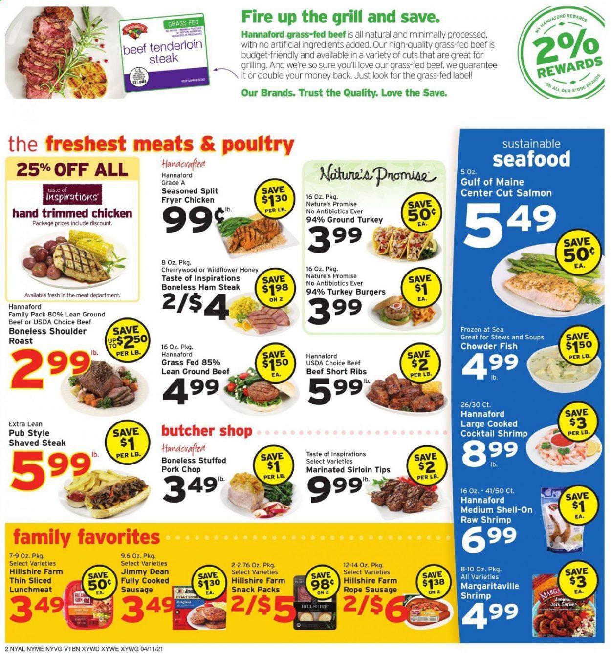 Hannaford (NY) Weekly Ad Flyer April 11 to April 17
