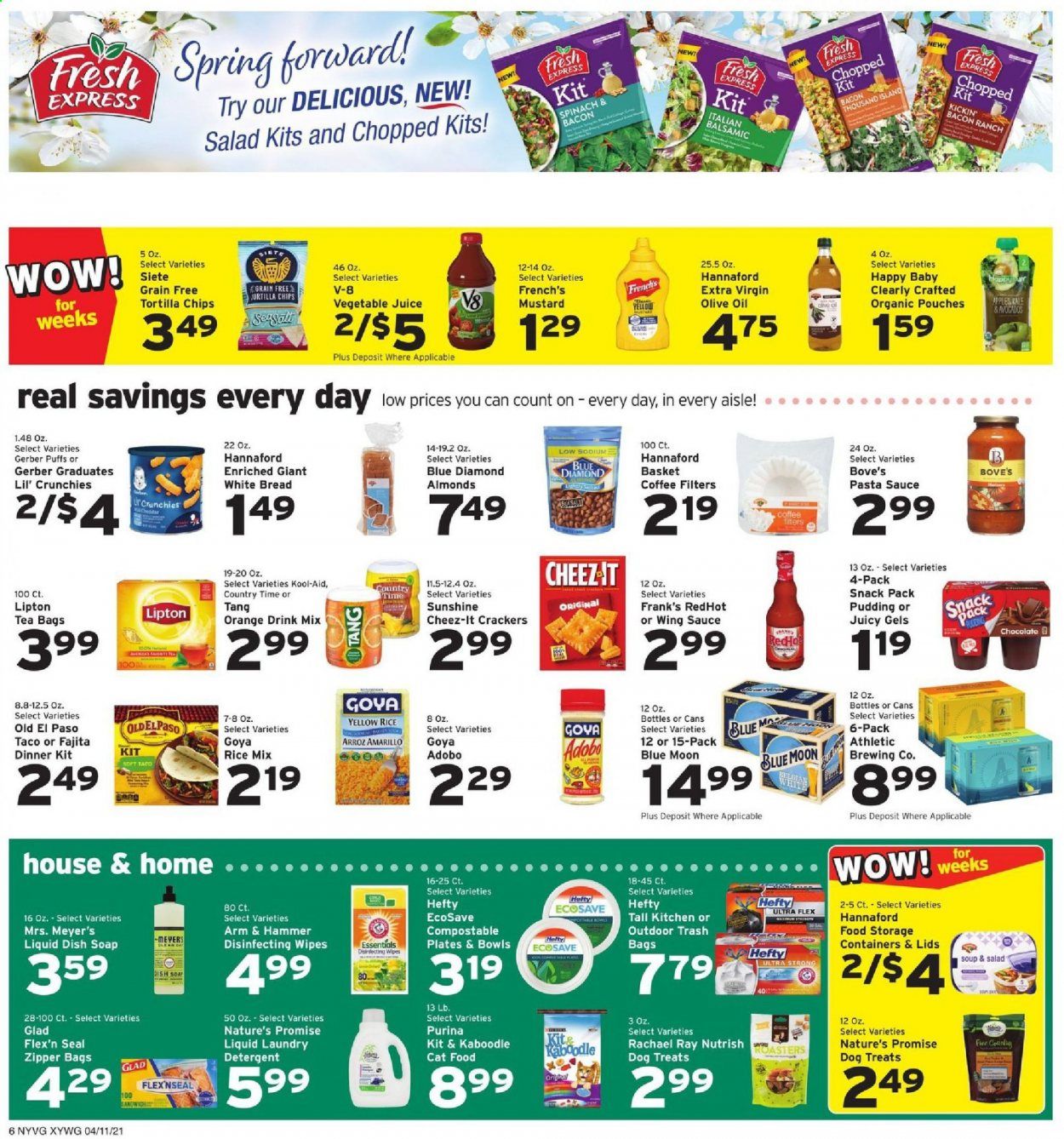 Hannaford (NY) Weekly Ad Flyer April 11 to April 17