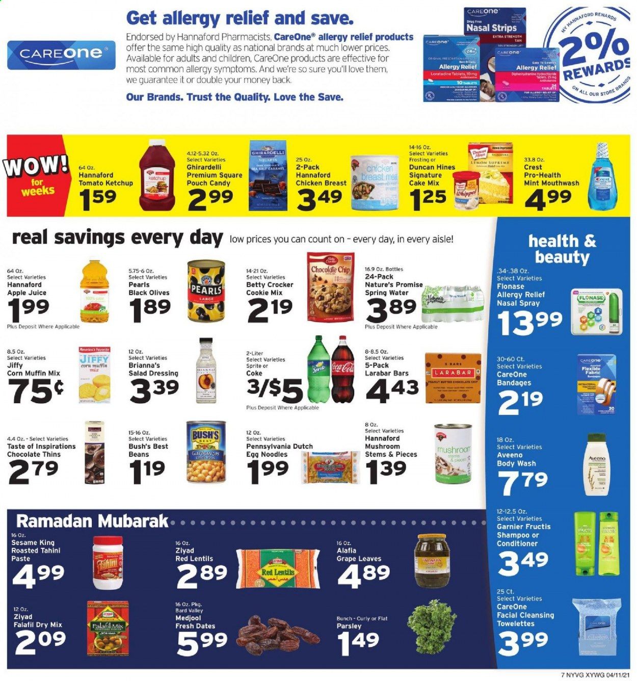 Hannaford (NY) Weekly Ad Flyer April 11 to April 17