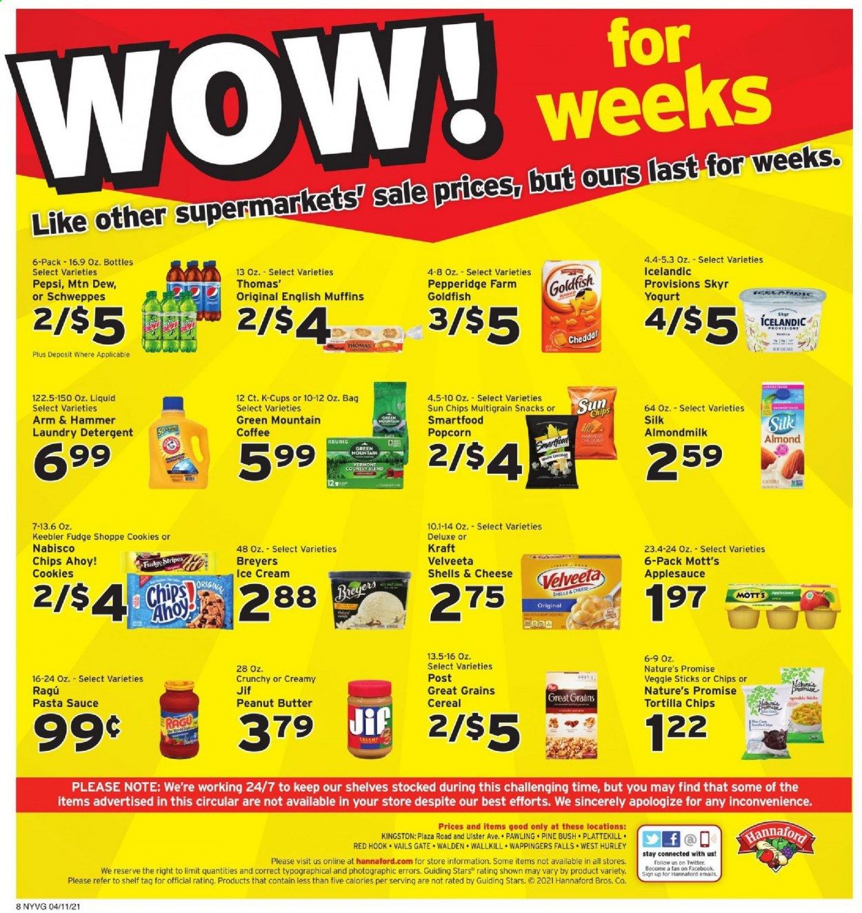 Hannaford (NY) Weekly Ad Flyer April 11 to April 17