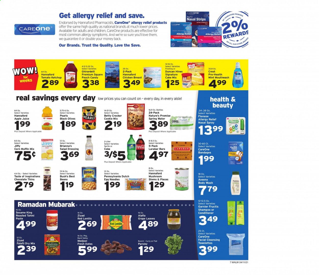 Hannaford (MA) Weekly Ad Flyer April 11 to April 17