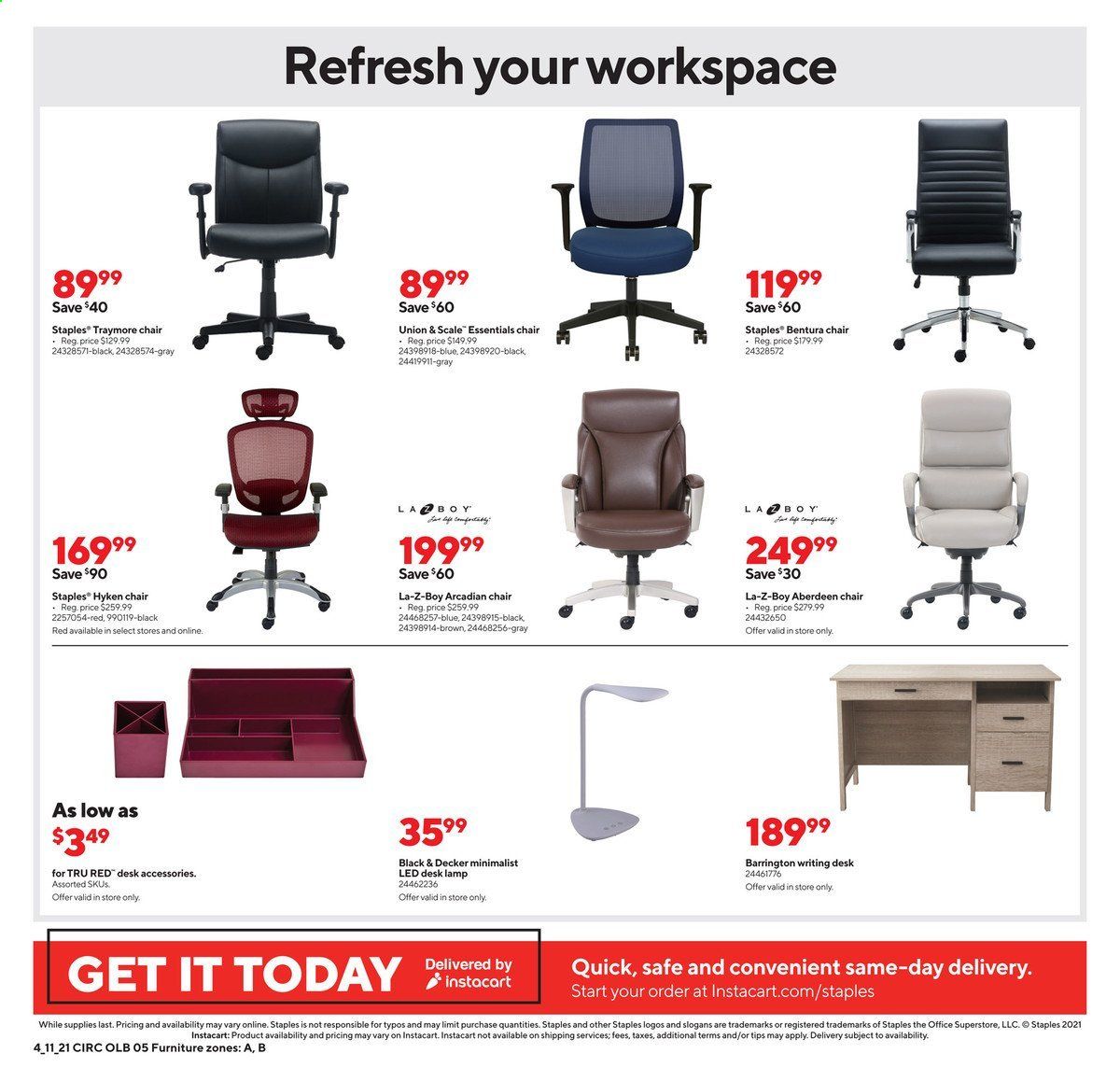 Staples Weekly Ad Flyer April 11 to April 17