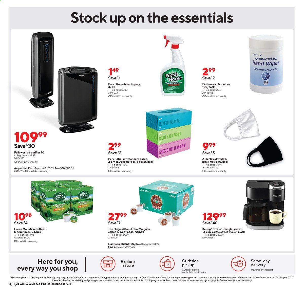 Staples Weekly Ad Flyer April 11 to April 17