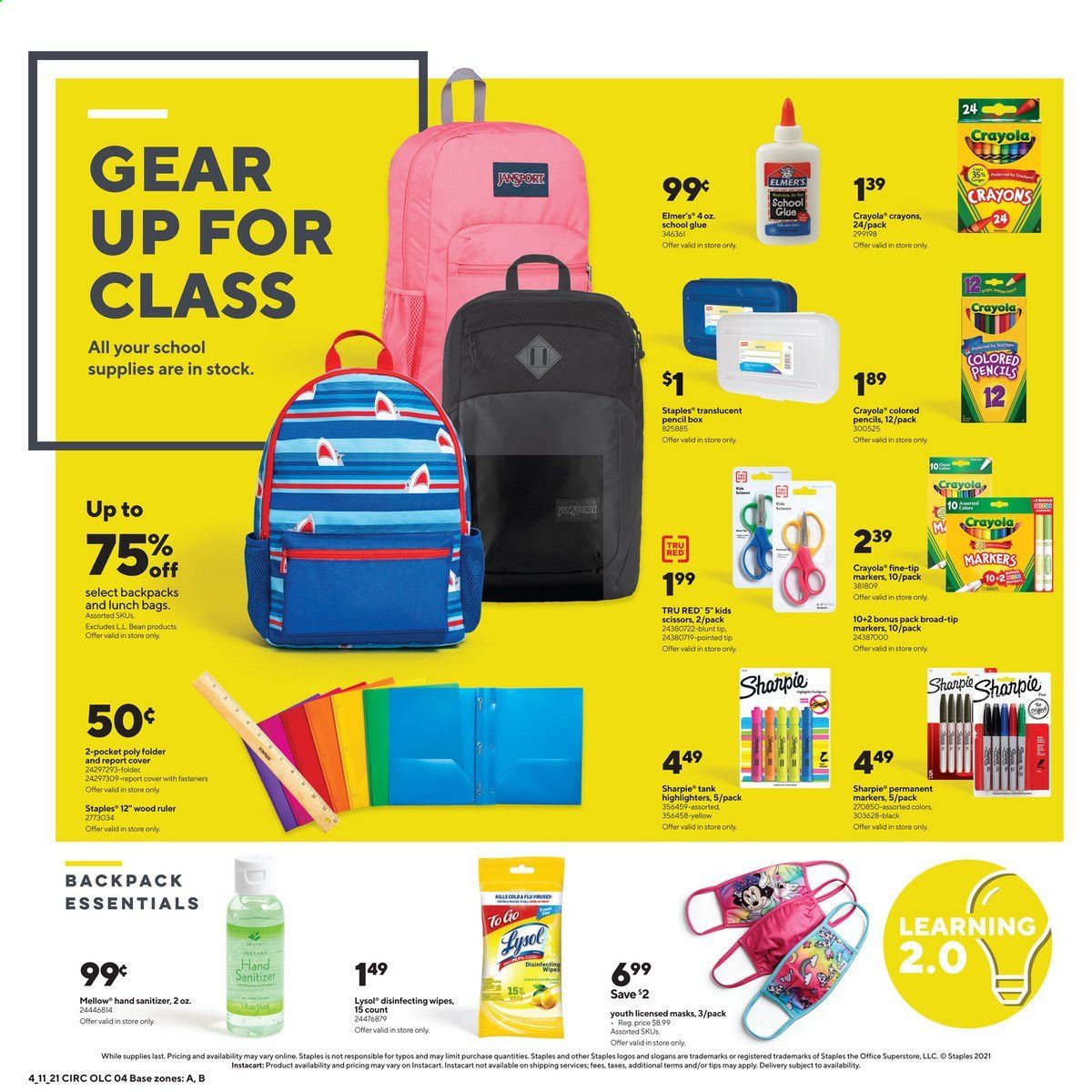 Staples Weekly Ad Flyer April 11 to April 17