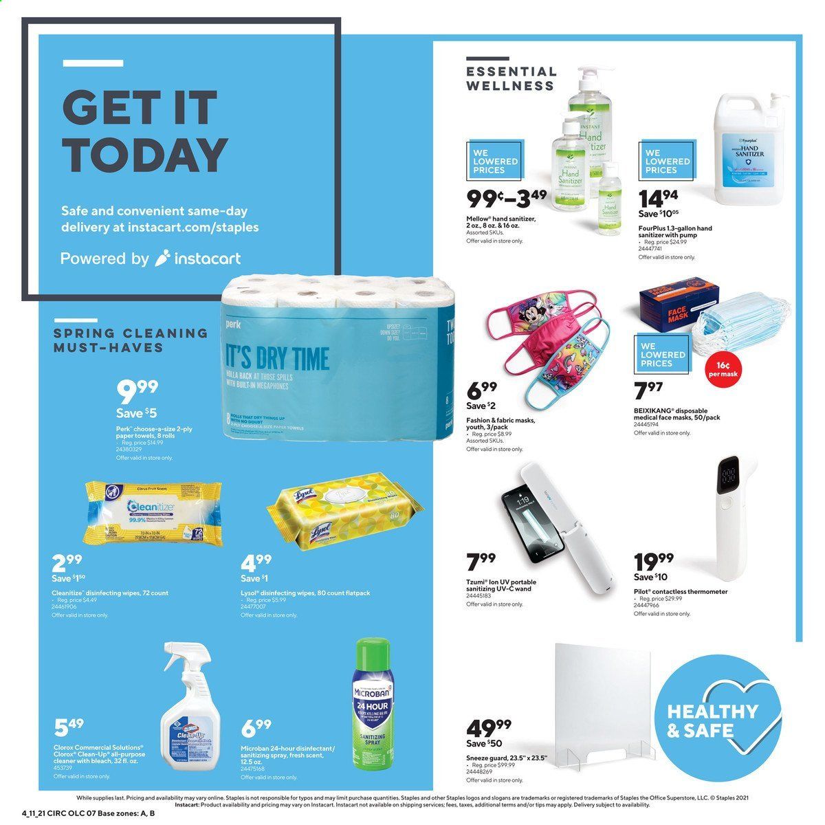 Staples Weekly Ad Flyer April 11 to April 17