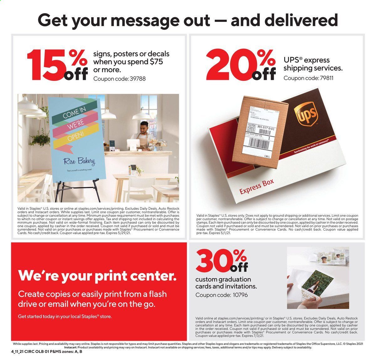Staples Weekly Ad Flyer April 11 to April 17