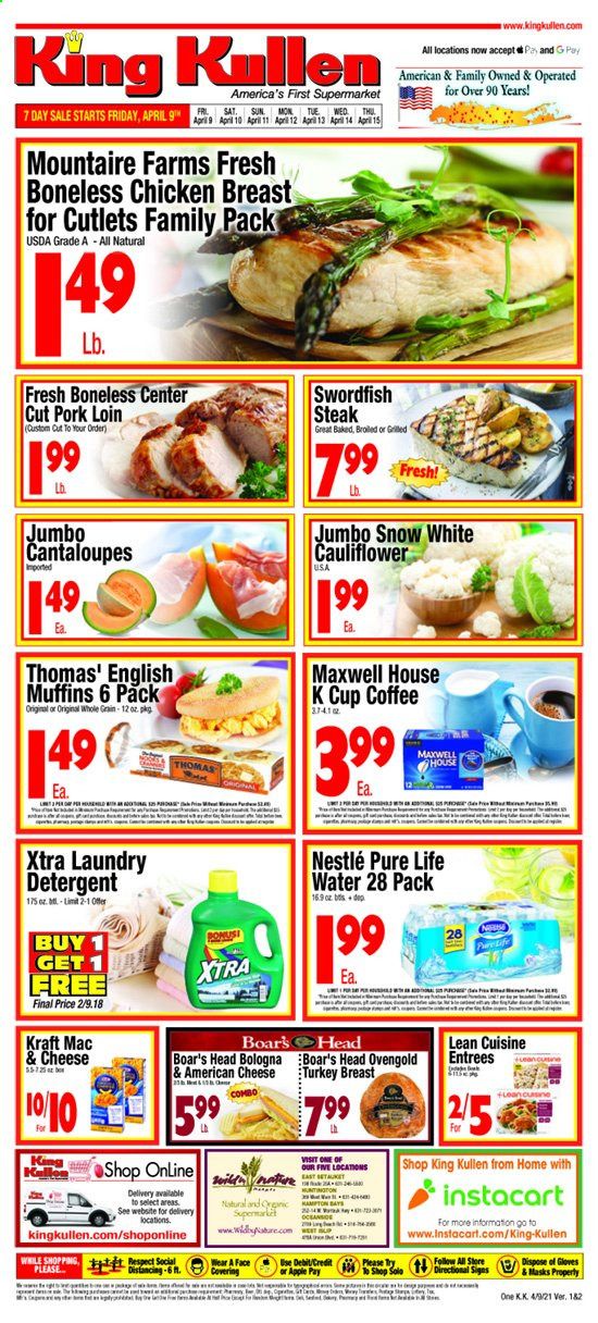 King Kullen Weekly Ad Flyer April 9 to April 15
