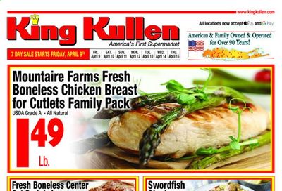 King Kullen Weekly Ad Flyer April 9 to April 15
