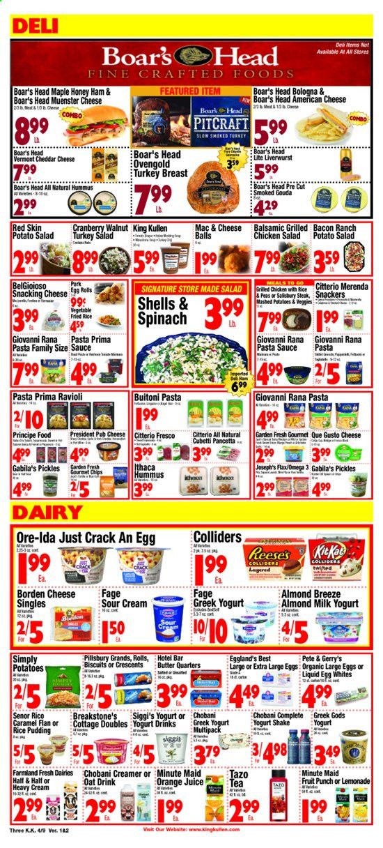 King Kullen Weekly Ad Flyer April 9 to April 15