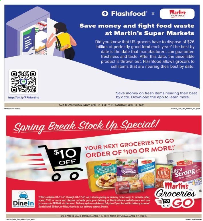 Martin’s Weekly Ad Flyer April 11 to April 17