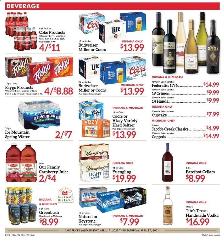 Martin’s Weekly Ad Flyer April 11 to April 17