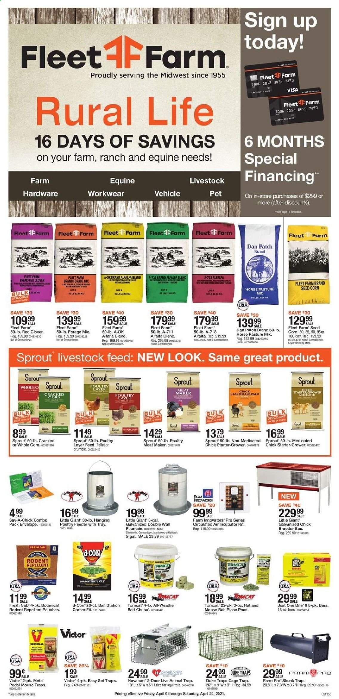 Fleet Farm Weekly Ad Flyer April 9 to April 24