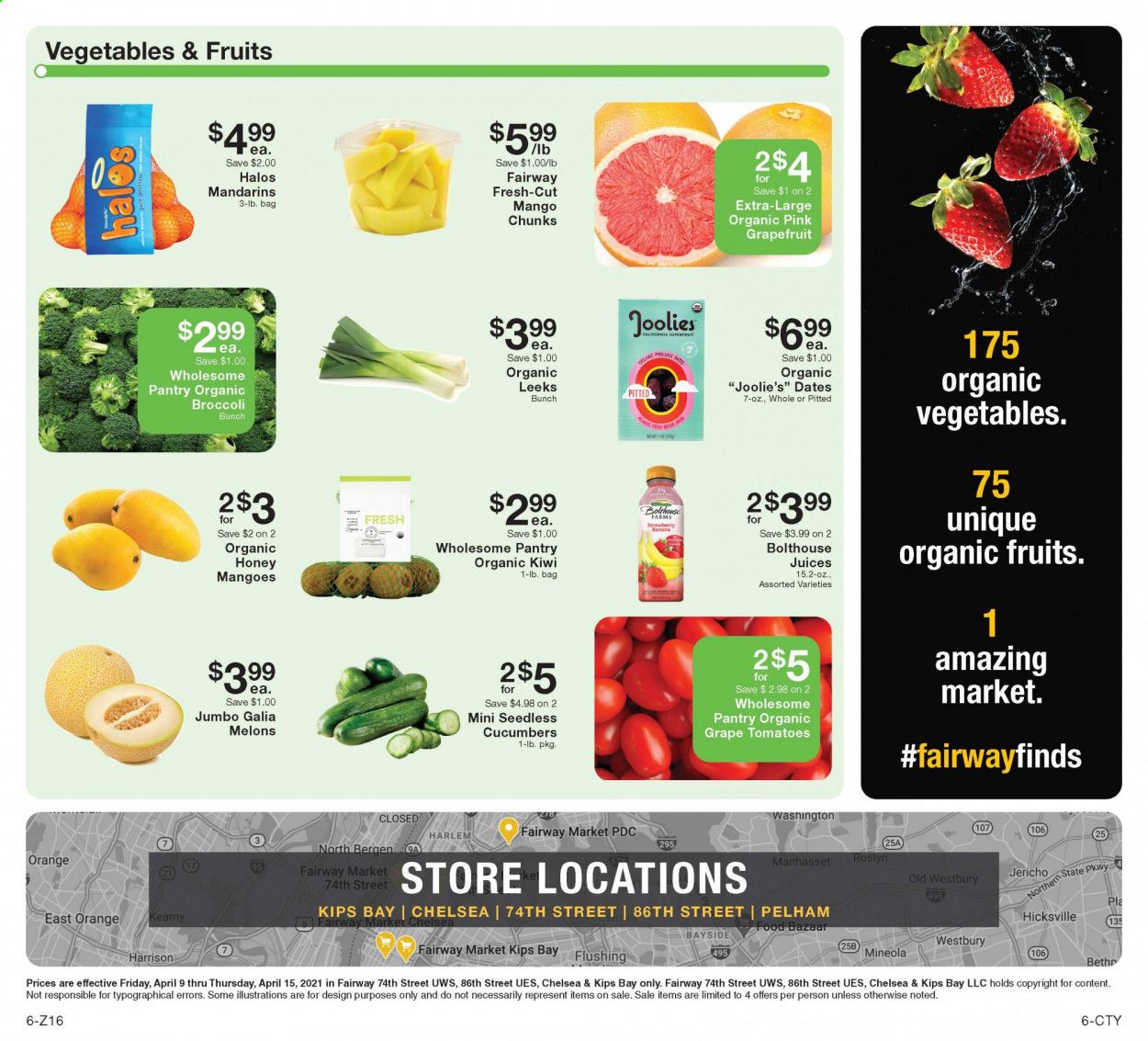 Fairway Market (CT, NJ, NY) Weekly Ad Flyer April 9 to April 15