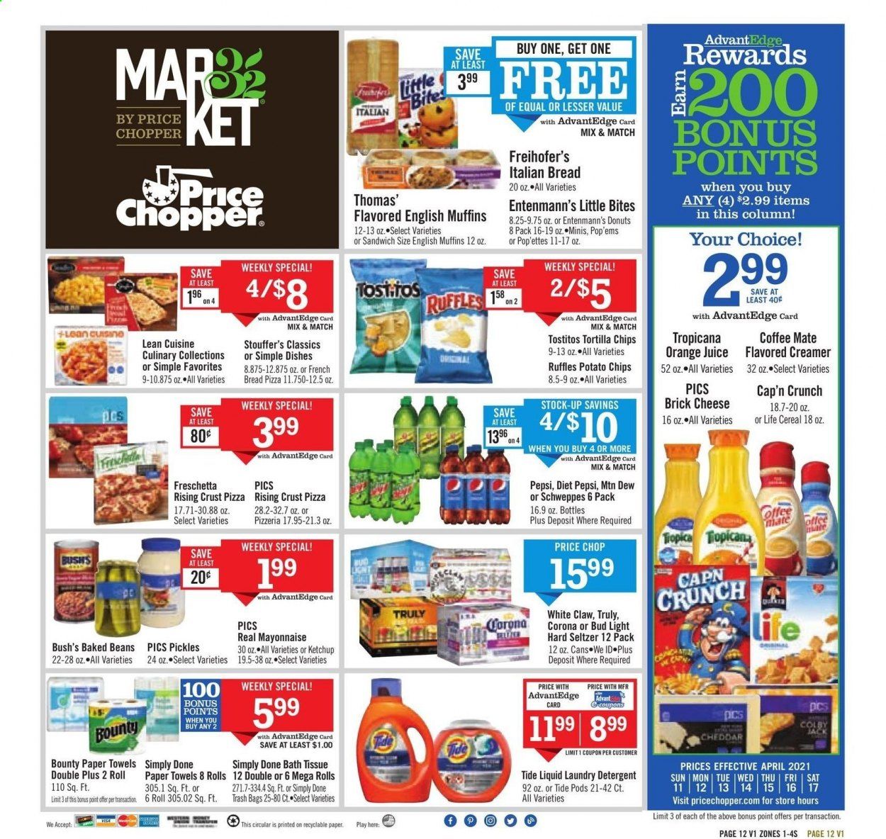 Price Chopper (CT, MA, NH, NY, PA, VT) Weekly Ad Flyer April 11 to April 17