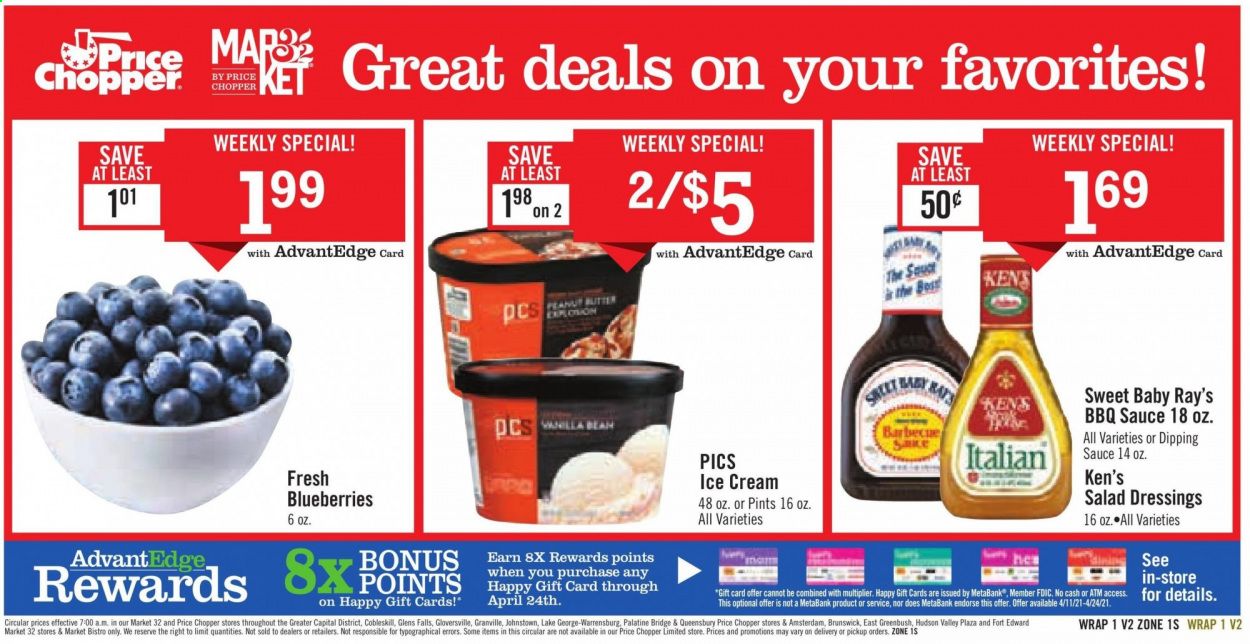 Price Chopper (CT, MA, NH, NY, PA, VT) Weekly Ad Flyer April 11 to April 17