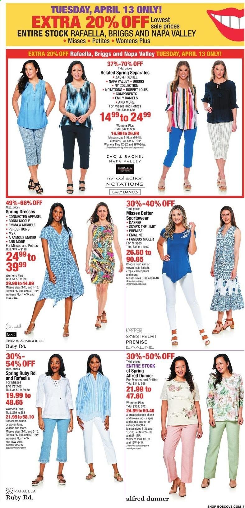 Boscov's Weekly Ad Flyer April 11 to April 14