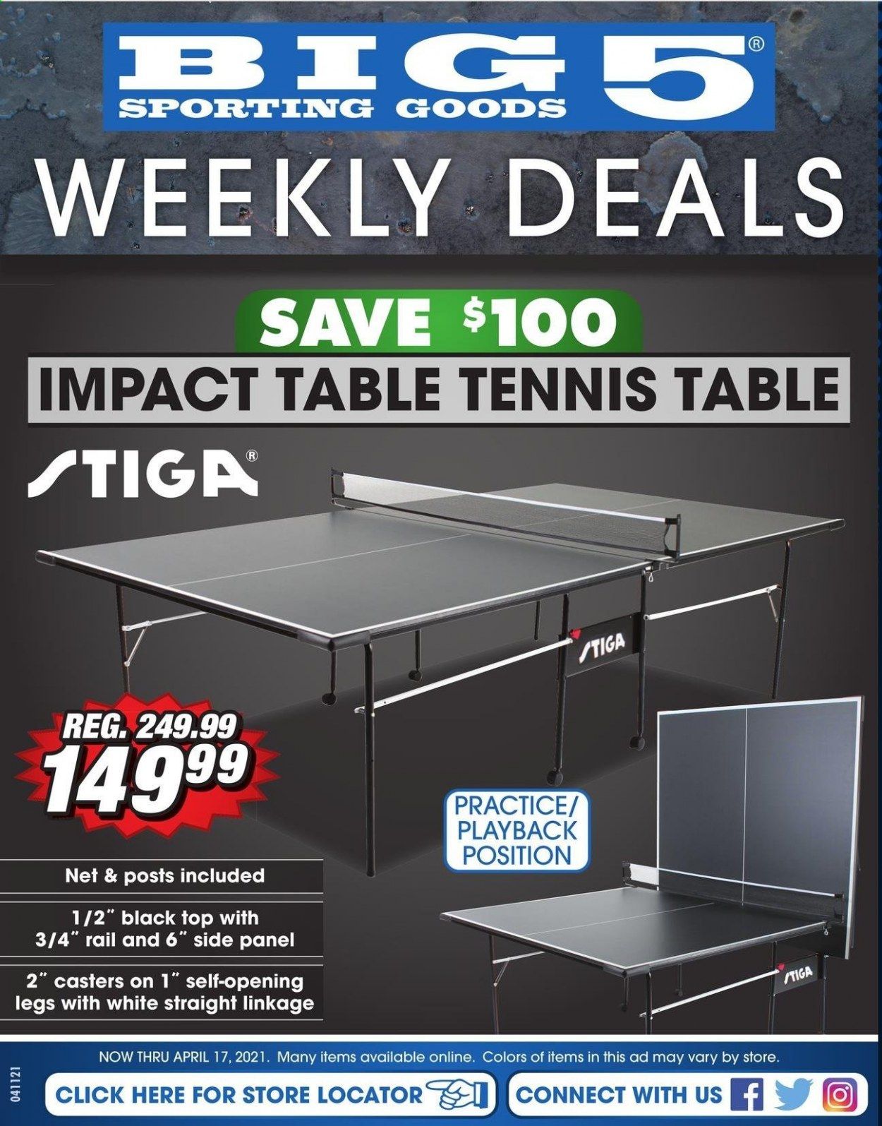 Big 5 Weekly Ad Flyer April 11 to April 17