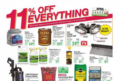 Menards Weekly Ad Flyer April 11 to April 17