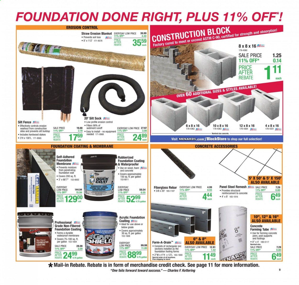 Menards Weekly Ad Flyer April 11 to April 17