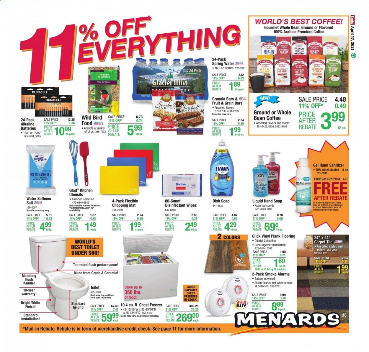 Menards Weekly Ad Flyer April 11 to April 17