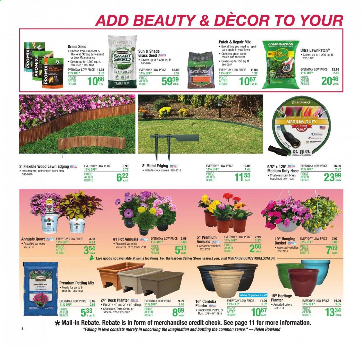 Menards Weekly Ad Flyer April 11 to April 17