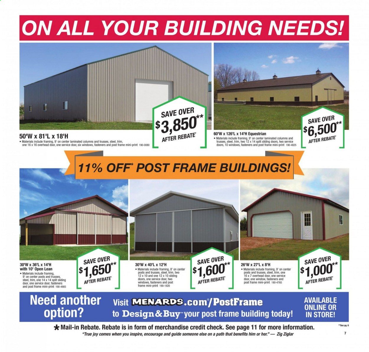 Menards Weekly Ad Flyer April 11 to April 17