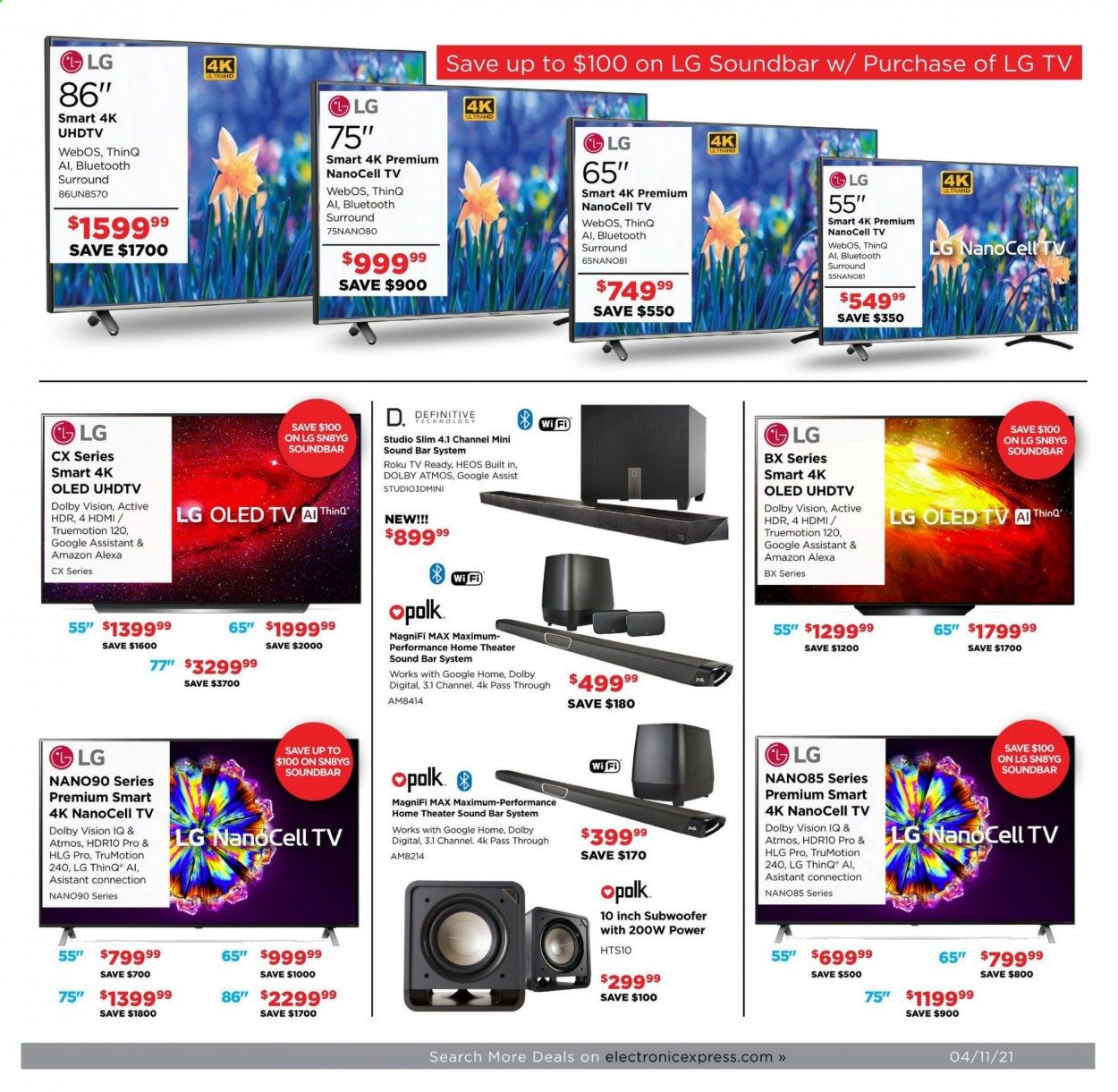 Electronic Express Weekly Ad Flyer April 11 to April 17